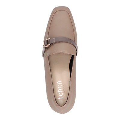 テーン tehen 活躍間違い無しのベルト付きモカパンプス　TN1779 OAK 23.0