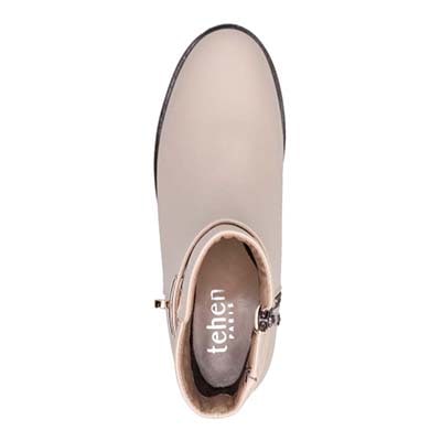 【撥水仕様】テーン tehen スタイリングの完成度を高めてくれるトレンドタンクソールブーツ　TN1799 BLACK 23.0