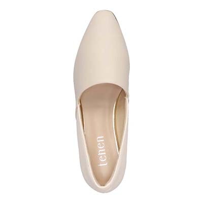 テーン tehen ベーシックフラットパンプス　TN1800 IVORY/C 23.0