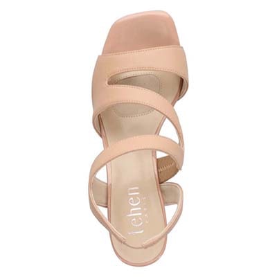 テーン tehen ステンドグラスウエッジヒールサンダル　TN1803 BEIGE 23.0