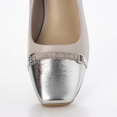 テーン tehen 品格と華やかさを纏う、5.5cm大人のスクエアトゥパンプス　TN1870 BLACK 23.0