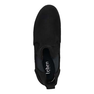 【防水仕様】テーン tehen オールウエザーサイドゴアショートブーツ　TN2301 BLACK-SILKY M