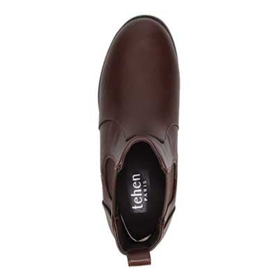 【防水仕様】テーン tehen オールウエザーサイドゴアショートブーツ　TN2301 D-BROWN M　(23.0～23.5)