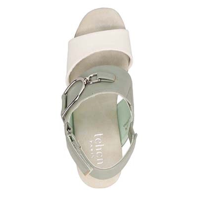 テーン tehen ボリューム感たっぷり♪きれいめカジュアルウェッジヒールサンダル　TN2303 OAK M　(23.0～23.5)