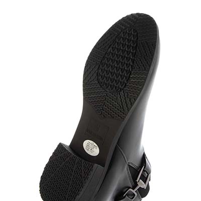 テーン tehen  雨の日も安心 オールウェザー対応 上品ビット金具付き 大人のきれいめサイドゴアブーツ　TN2304 BLACK M（23.0～23.5）