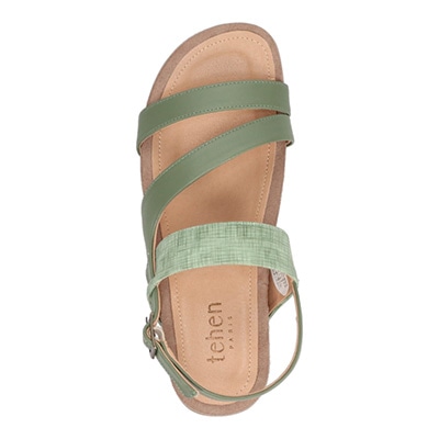 テーン tehen 不動の人気シリーズ♪フラットフットベッドサンダル TN5000 GREEN M　(23.0～23.5)