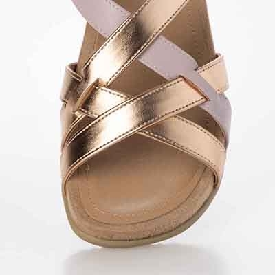 テーン tehen 夏の定番フットベッドフラットサンダル　TN5011 PINK M　(23.0～23.5)