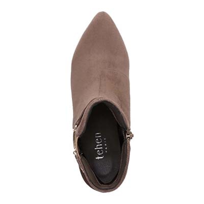 【撥水加工】テーン tehen  取り外し可能なベルト付きで2wayのデザインが楽しめる 金具付きショートブーツ　TN5012 BLACK 23.0