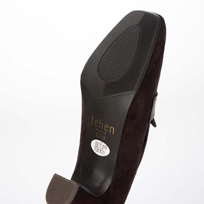 【撥水仕様】テーン tehen きれいめカジュアルなビットローファーパンプス　TN5013 D-BROWN-SILKY 23.0