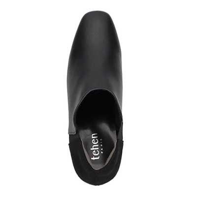 テーン tehen すっきりキレイ目サイドゴアブーティ　TN5508 BLACK 23.0
