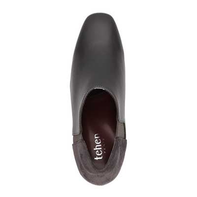 テーン tehen すっきりキレイ目サイドゴアブーティ　TN5508 GRAY 23.0