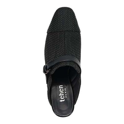 テーン tehen 不動の人気デザイン　スッと履けてきちんと見えるデザインミュール　TN5510 BLACK-TX 23.0
