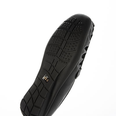 テーン tehen  足取り弾む ビット付きドライビングシューズ　TN5700 BLACK 23.0