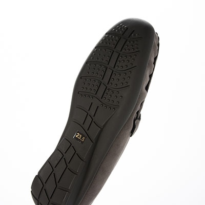 テーン tehen  足取り弾む ビット付きドライビングシューズ　TN5700 GRAY-SILKY 23.0