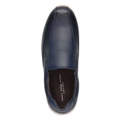 ヴィア カミーノ via cammino ソフト＆ライトカジュアル スリッポンカジュアルシューズ　VC7703 NAVY 25.0