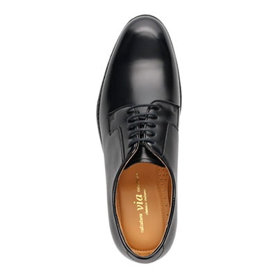 ヴィア カミーノ via cammino 外羽根プレーントゥ・ビジネスシューズ  VC8046 BLACK 25.0