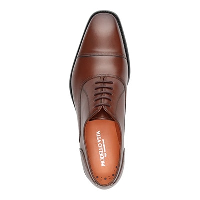 モデロヴィータ MODELLO VITA　装いの格を上げるストレートチップ・ドレスシューズ　VT8704 BROWN 25.0