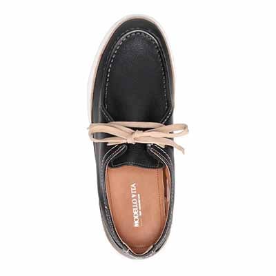 モデロヴィータ MODELLO VITA  厚底レースアップカジュアルシューズ  VT8809 BLACK 25.0