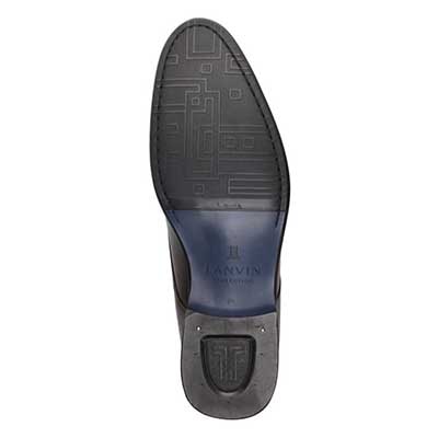 ランバンコレクション LANVIN COLLECTION 外羽根プレーントゥビジネスシューズ  083470 D-BROWN 25.0