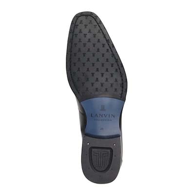 LANVIN COLLECTION　内羽根ストレートチップドレスシューズ　83523 BLACK 25.0