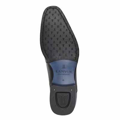 LANVIN COLLECTION　サイドレースドレスシューズ　83524 BLACK 25.0
