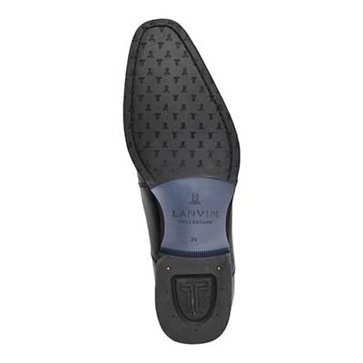 LANVIN COLLECTION　サイドレースドレスシューズ　83524 NAVY 25.0