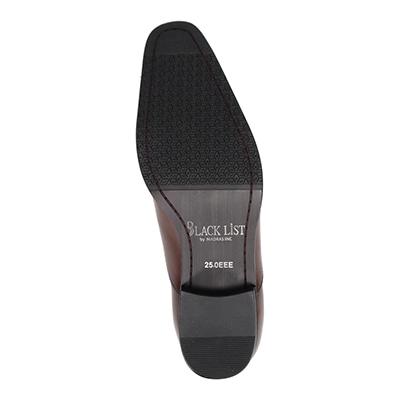 BLACK LIST  内羽根レースアップ・ビジネスシューズ　BC6007 D-BROWN 25.0