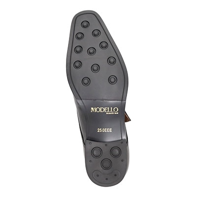 モデロ MODELLO ビジネスシューズ DM1512A(25.0 BLACK): メンズ