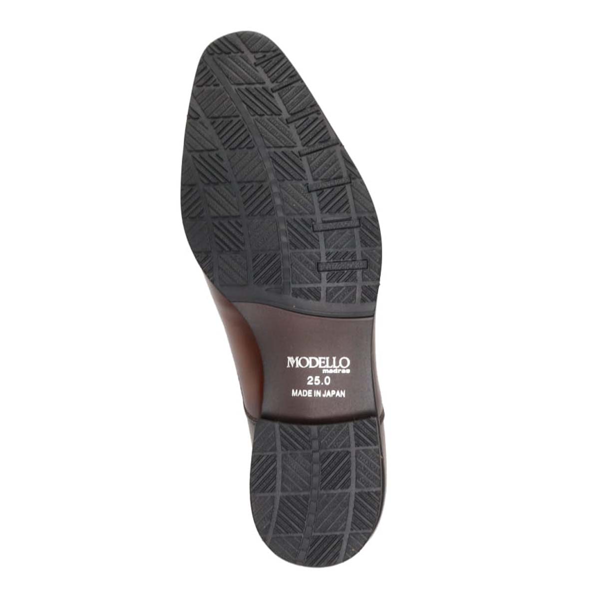 【GORE-TEX】モデロ MODELLO ゴアテックス搭載  内羽根ストレートチップ・ビジネスシューズ　DM2801G D-BROWN 25.0