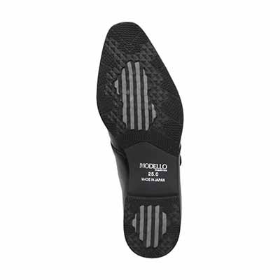 【GORE-TEX】モデロ MODELLO ゴアテックス モンクストラップドレスシューズ　DM2803GH BLACK 25.0