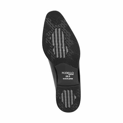 【GORE-TEX】モデロ MODELLO ゴアテックス スリッポンドレスシューズ　DM2805GH BLACK 25.0