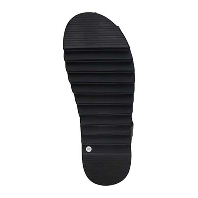 モデロ MODELLO 「リカバリーインソール」搭載で指圧効果により血行を115％促進。Recovery厚底サンダル　DM5321R BLACK M