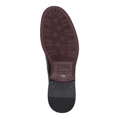 モデロ MODELLO 「リカバリーインソール」搭載で指圧効果により血行を115％促進。ストレートチップ スリッポンドレスシューズ　DM5517XR BLACK 25