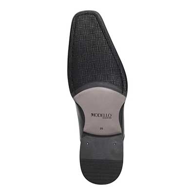 モデロ MODELLO 「リカバリーインソール」搭載で指圧効果により血行を115％促進。内羽根ストレートチップ ドレスシューズ　DM5519XR BLACK 25