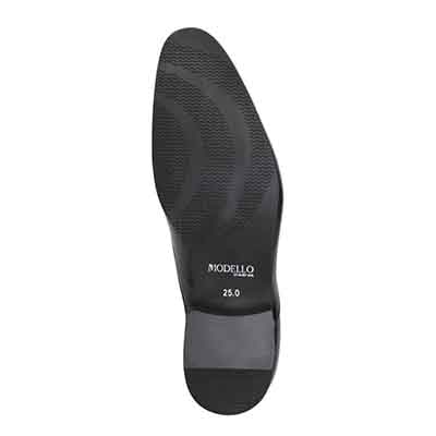 モデロ MODELLO 「リカバリーインソール」搭載で指圧効果により血行を115％促進。内羽根ストレートチップ ドレスシューズ　DM5527XR BLACK 25.0