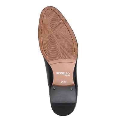 モデロ MODELLO 「リカバリーインソール」搭載で指圧効果により血行を115％促進。内羽根ストレートチップ ドレスシューズ　DM5528XR BLACK 25.0