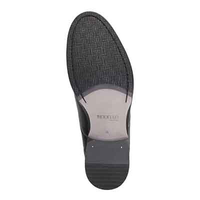 モデロ MODELLO 「Recovery Shiatsu Insole」搭載で指圧効果により血行をよくする。サイドゴア カジュアルスリッポンビジネスシューズ　DM5534XR BLACK 25.0