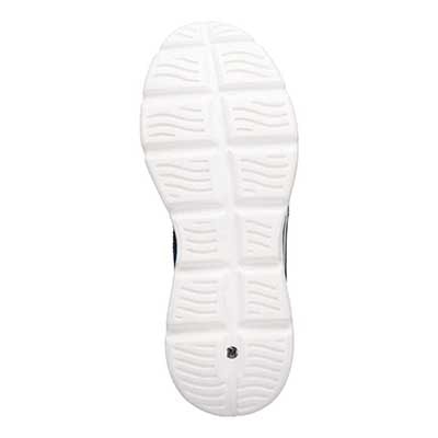 モデロ MODELLO 「リカバリーインソール」搭載で指圧効果により血行を115％促進。Recoveryニットスリッポンスニーカー　DM6529R NAVY M