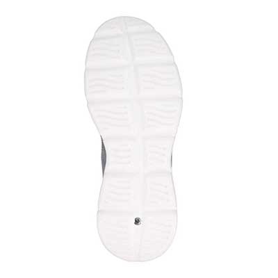 モデロ MODELLO 「リカバリーインソール」搭載で指圧効果により血行を115％促進。Recoveryニットスリッポンスニーカー　DM6529R WHITE M