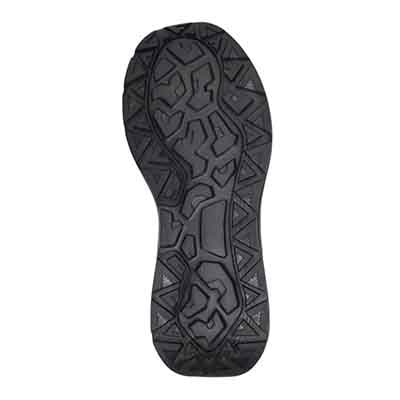 モデロ MODELLO 「Recovery Shiatsu Insole」搭載で指圧効果により血行をよくする。厚底ニット レースアップスニーカー　DM6530R BLACK 25.0