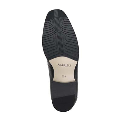モデロ MODELLO  Uチップスリッポンドレスシューズ　DM7125X BLACK-EB 25.0