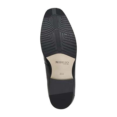 モデロ MODELLO  Uチップスリッポンドレスシューズ　DM7125X BLACK 25.0