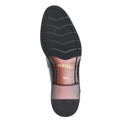 モデロ MODELLO ソフトな履き心地の『ふわビジ』シリーズ　コインローファー　DM7413 BLACK 25.0