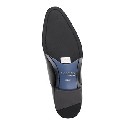 モデロ MODELLO metaインソール搭載シューズ 内羽根ストレートチップ・ビジネスシューズ  DM821MT BLACK 25.0