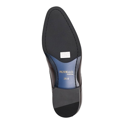 モデロ MODELLO metaインソール搭載シューズ 外羽根プレーントウ・ビジネスシューズ  DM822MT D-BROWN 25.0