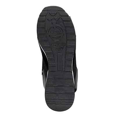 モデロ MODELLO 「リカバリーインソール」搭載で指圧効果により血行を115％促進。Recoveryヒールスニーカーサンダル　DML1940R BLACK 23.0