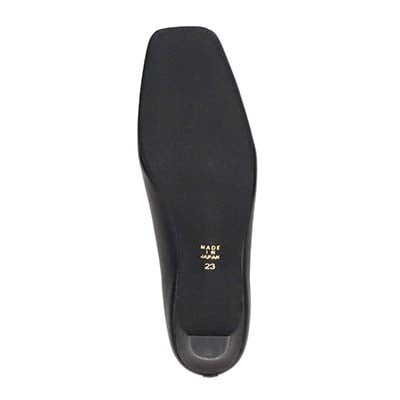 【撥水仕様】モデロ MODELLO 安定感とすっきりを両立させたローヒールパンプス　DML3501 BLACK 23.0