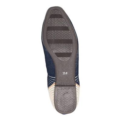 世界初のカバロス加工  モデロ MODELLO ふんわりインソール 超軽量でトラベルバッグにすっぽり入る ニットローファーシューズ  DML5042 BEIGE-M 23.0