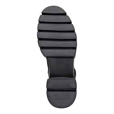 モデロ MODELLO 「Recovery Shiatsu Insole」搭載で指圧効果により血行をよくする。ソフトな素材が足にフィットする 6.5cmヒールのニットブーツ DML5056R BLACK 23.0