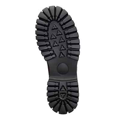 【撥水仕様】モデロ MODELLO 「Recovery Shiatsu Insole」搭載で指圧効果により血行を115％促進。 COVEROSS Bee 5.5cmヒール タンクソールショートブーツ DML5504R D-BROWN-SILKY 23.0